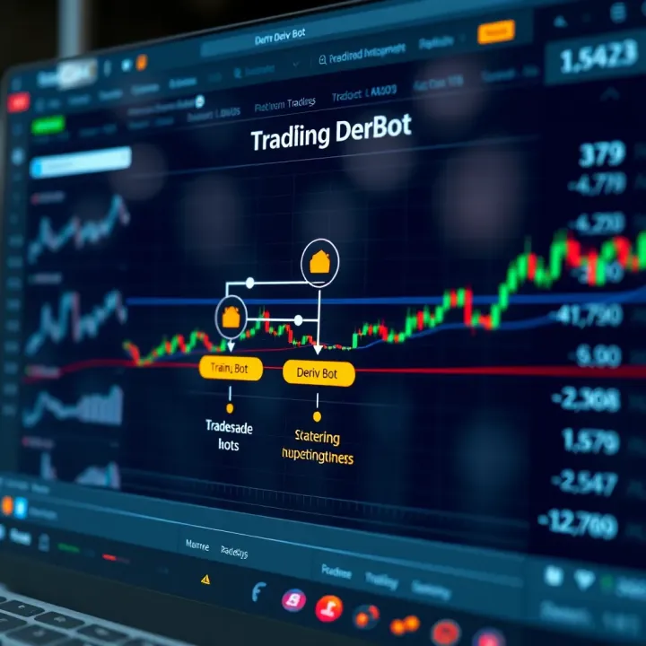 Diagram illustrating the workflow of a trading bot executing automated trades on a financial platform