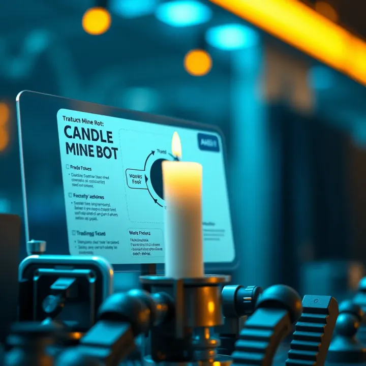 Candle Mine Bot: Core Features and Workflow Diagram showing the key features and workflow of Candle Mine Bot in cryptocurrency mining automation