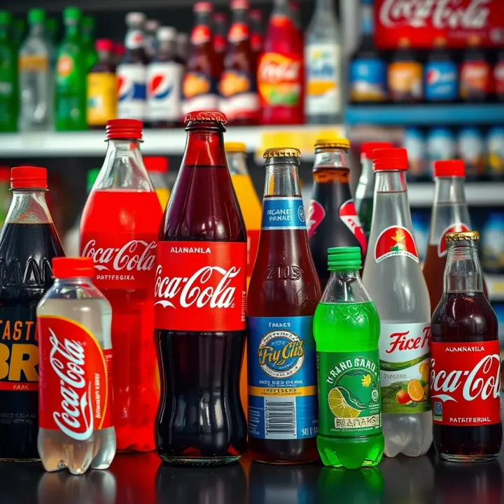 Key Competitors in the Kenyan Beverage Market Diverse beverage products available in Kenyan market showcasing competition