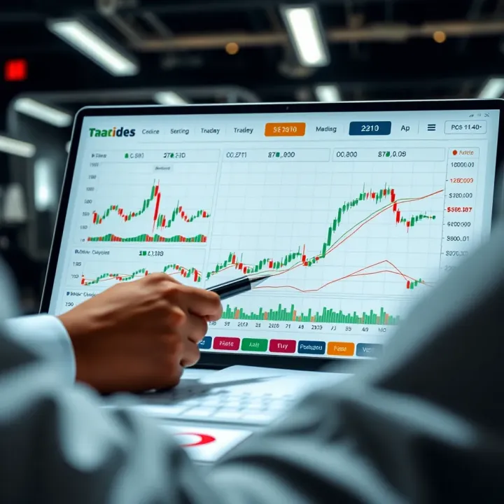Detailed chart displaying various trading strategies and market trends for DB traders