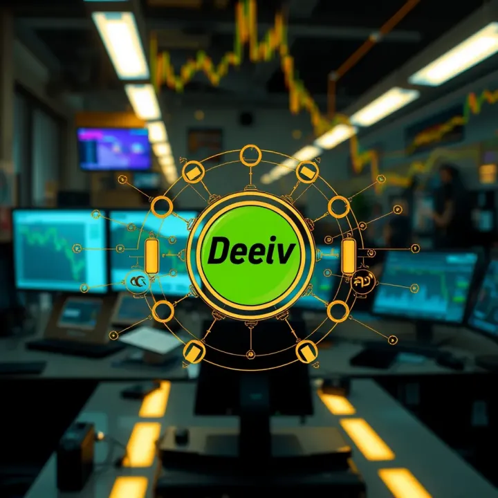 Visual representation of Deeiv's core features and how they interconnect within technology and business sectors