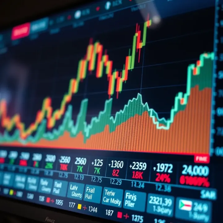 Graph displaying currency strength levels across various forex pairs