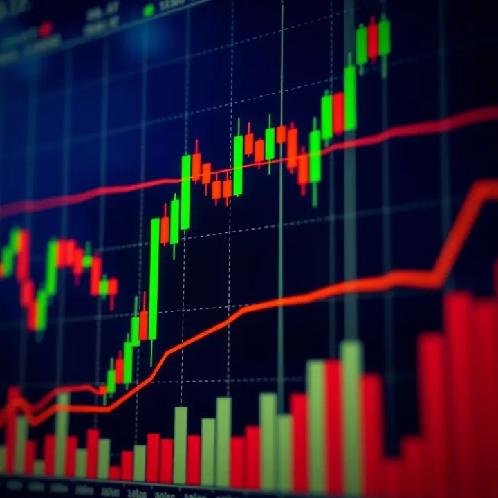 Forex Candlestick Chart Demonstrating Trading Patterns Candlestick chart highlighting key forex trading patterns used in market analysis