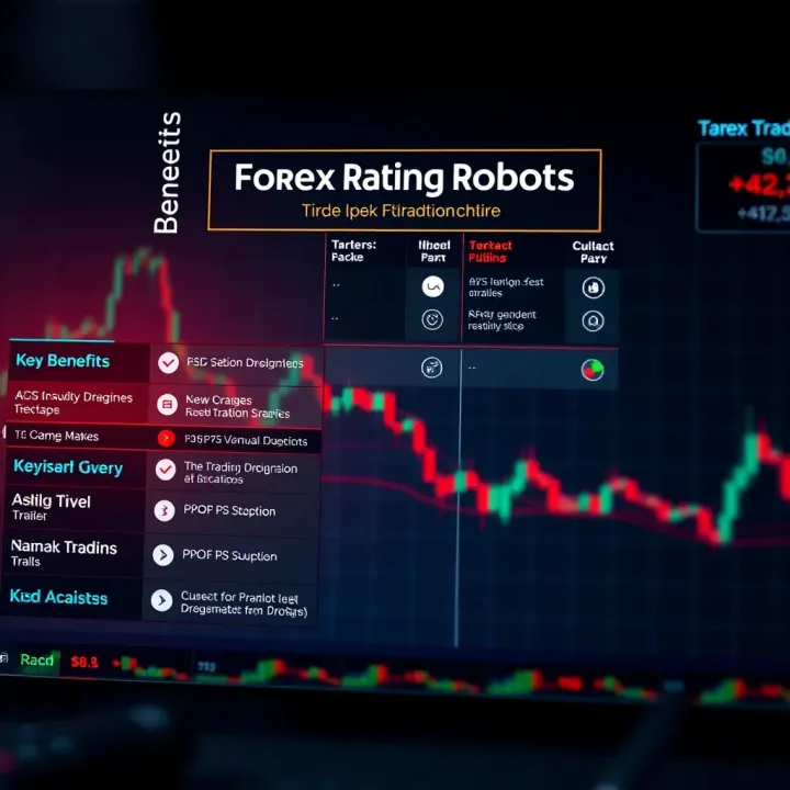 Key Benefits and Risks of Forex Trading Robots Comparison chart highlighting key benefits and risks of forex trading robots for traders