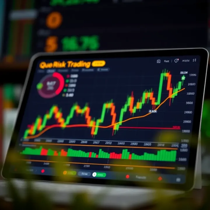 Investment Trends and Risk Management in Quotex Trading Graph showing investment trends and risk assessment in online trading