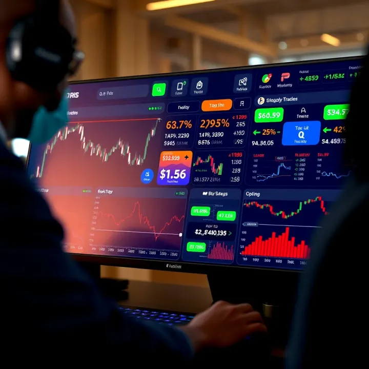 Dashboard view of Smart Trader Deriv platform showcasing various financial instruments and trading options for Kenyan users