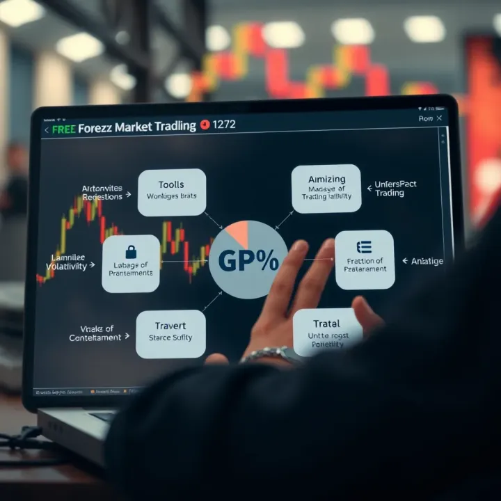Diagram showing tools used to measure and manage forex market volatility