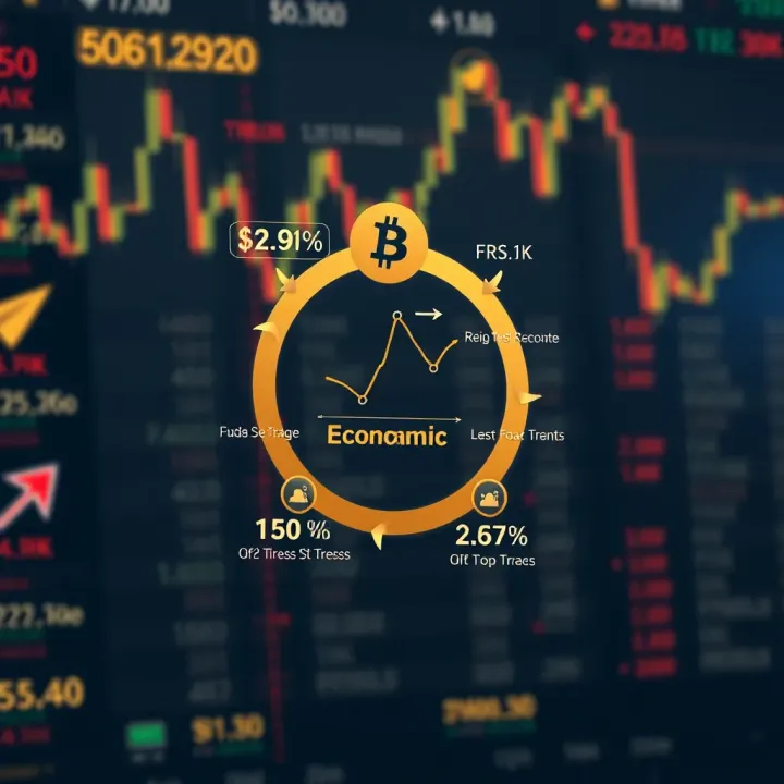Economic Factors Affecting Gold Price Movements Diagram illustrating economic indicators influencing the gold market and their impact on XAUUSD trading